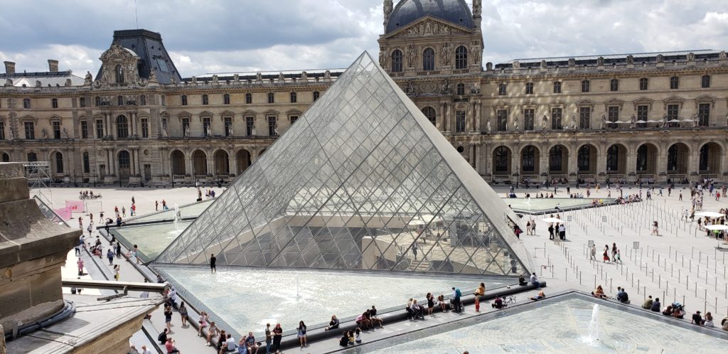 Pyramid, The Louvre, Paris, France