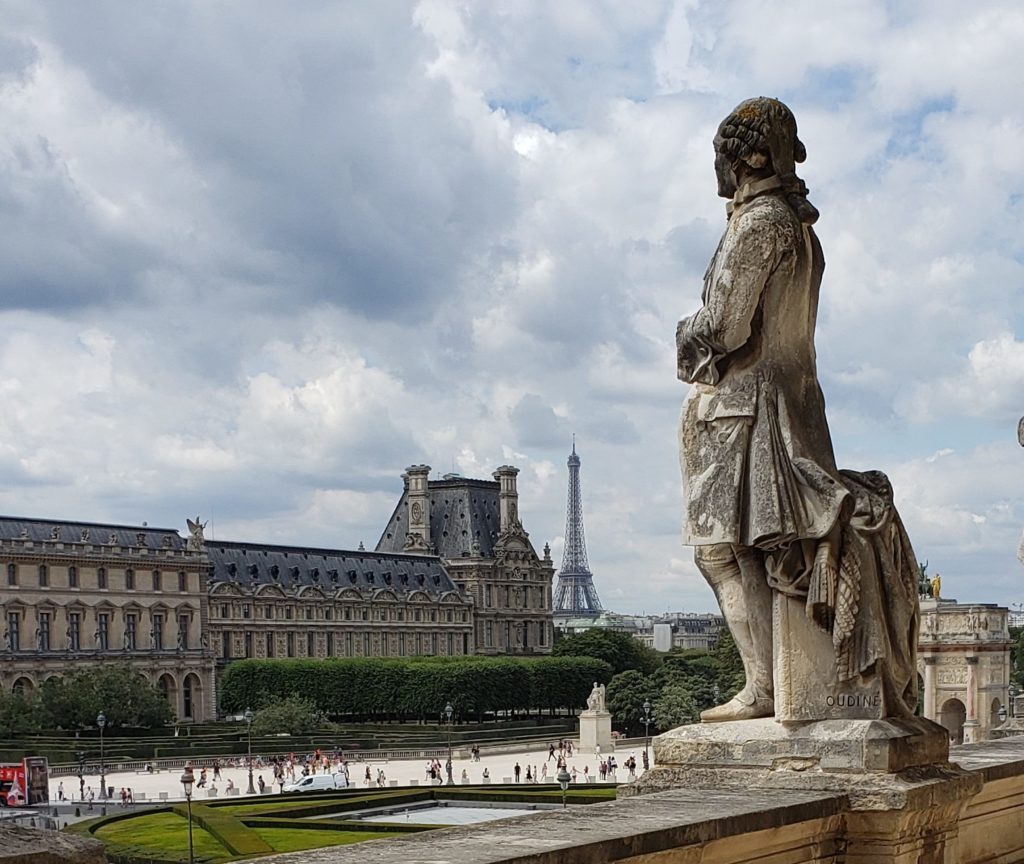 Courtyard at the Louvre, Paris, France, Summer Three-City Tour