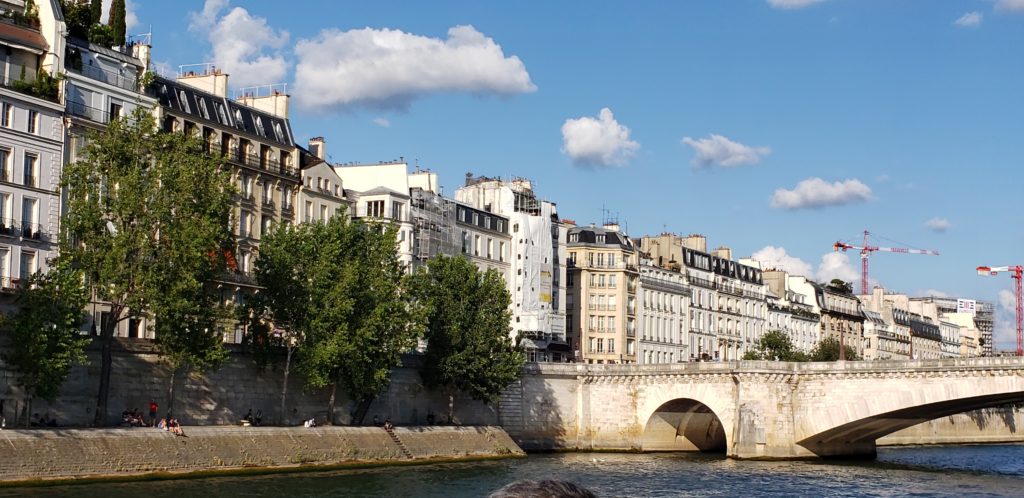 The banks of the Seine, Paris France, Summer Three-City Tour