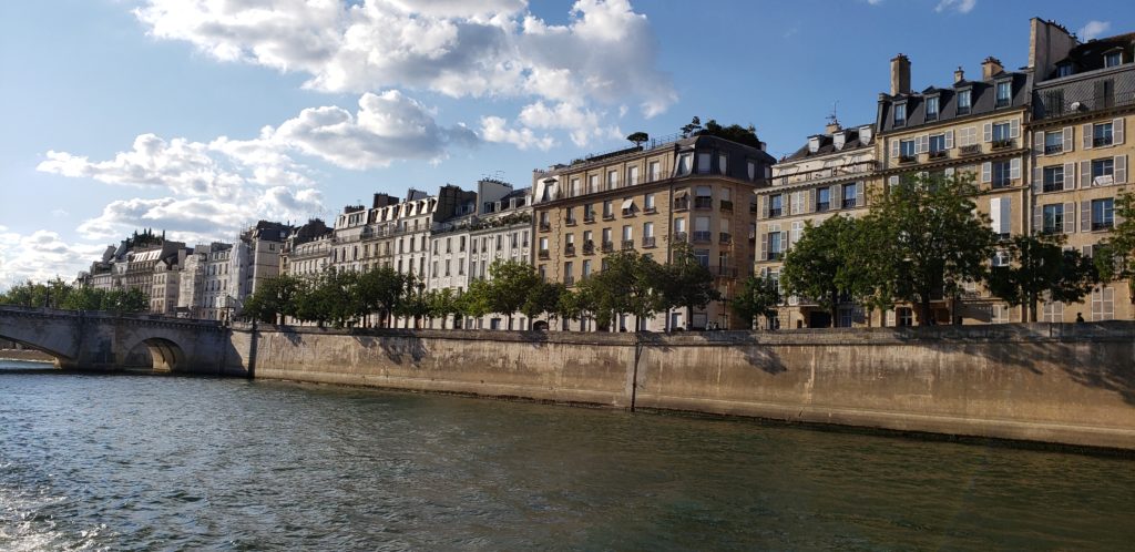 The banks of the Seine, Paris, France