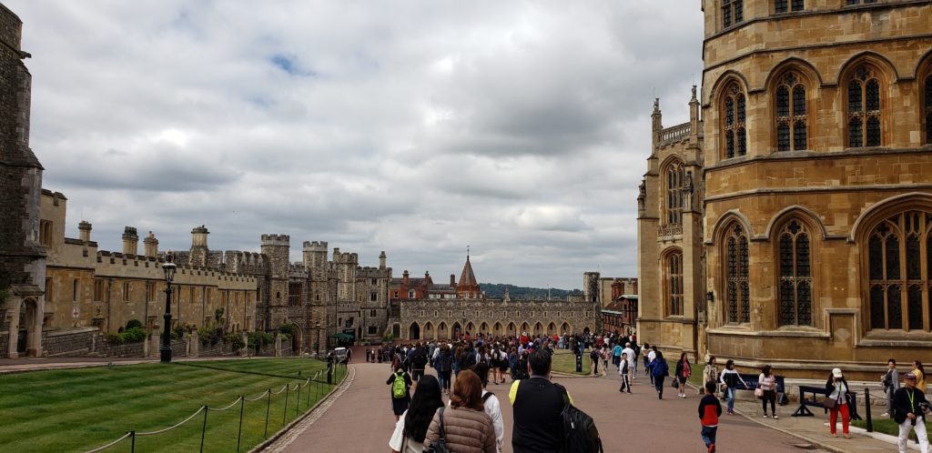 Windsor Castle grounds, London, England, Summer Three-city tour