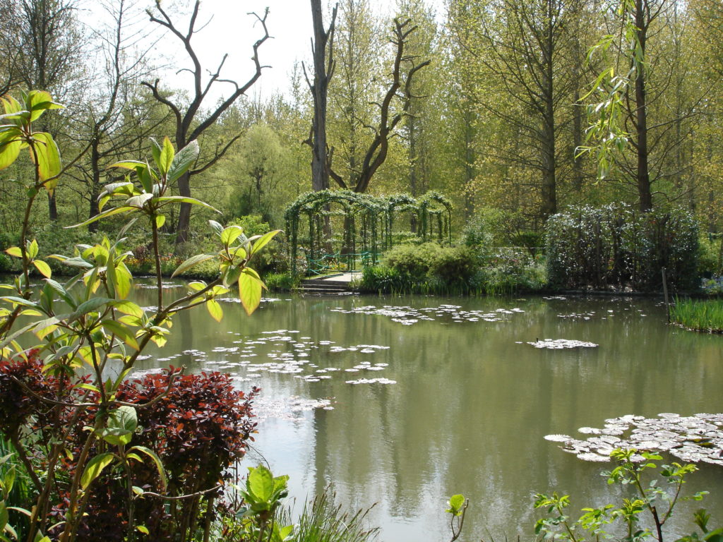 Lily pond, Monet's home, Giverny, France